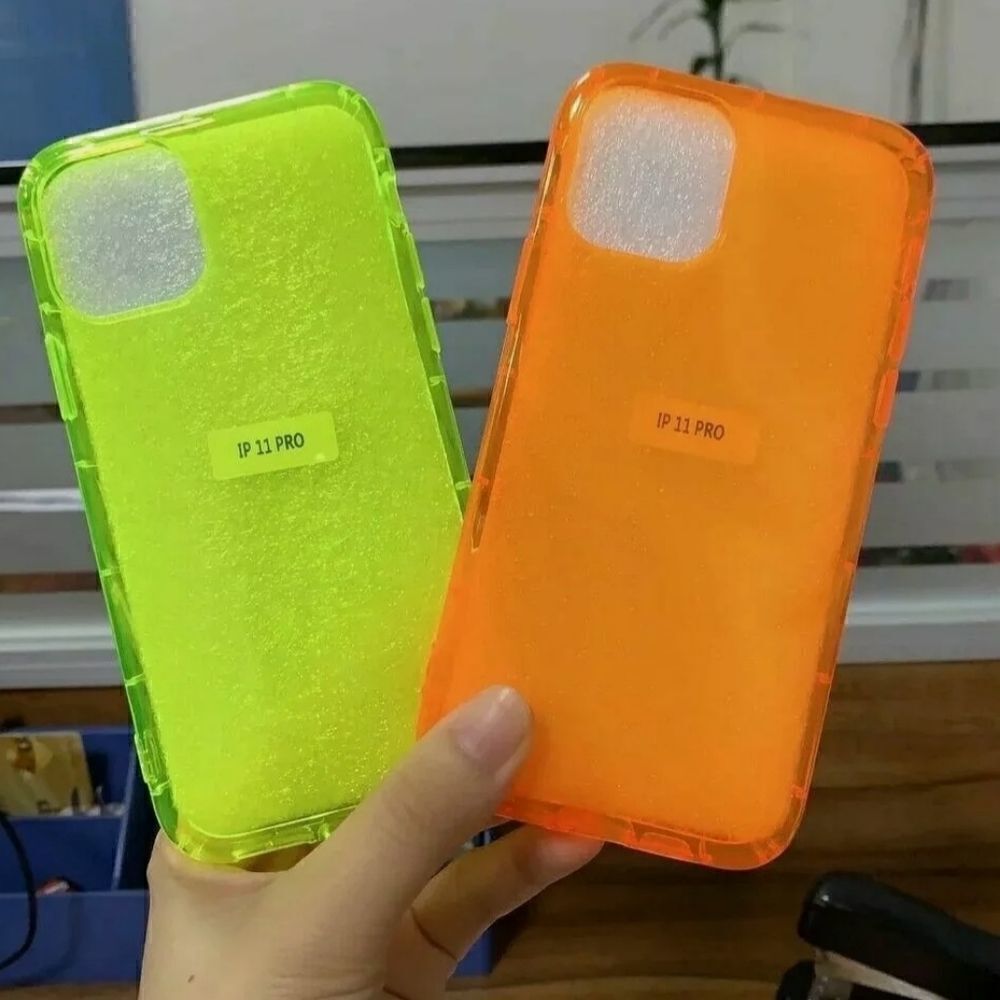 Neon Fluorescent Color Clear Case Cover - Picture 3 of 10